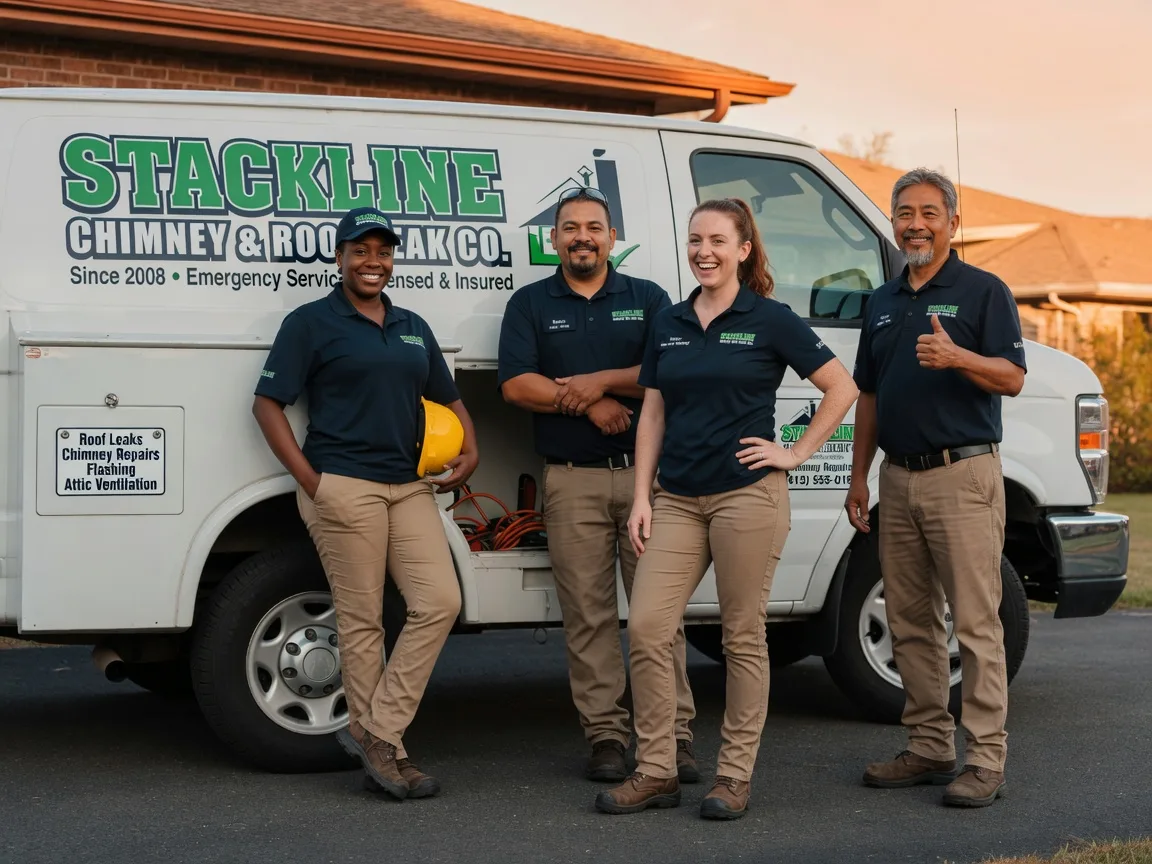 Chimney flashing repair company in Elysian Fields, TX